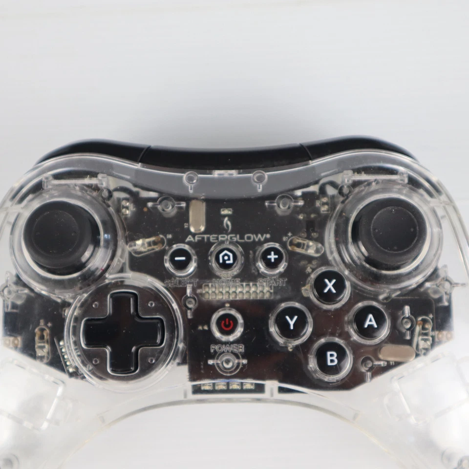 Afterglow Pro Controller for Wii U Clear Model 085-018 - Image 2 of 4