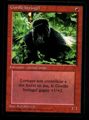 *MRM* FR/VF Gorille Beringei (Kird Ape) NM MTG FBB