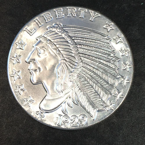 1 oz Silver Bullion 1929 INDIAN / EAGLE WE COMBINE SHIPPING #o650