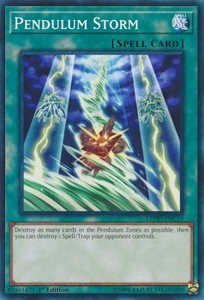 Pendulum Storm - LEDD-ENC19 - Common - 1st Edition x3 - Near Mint