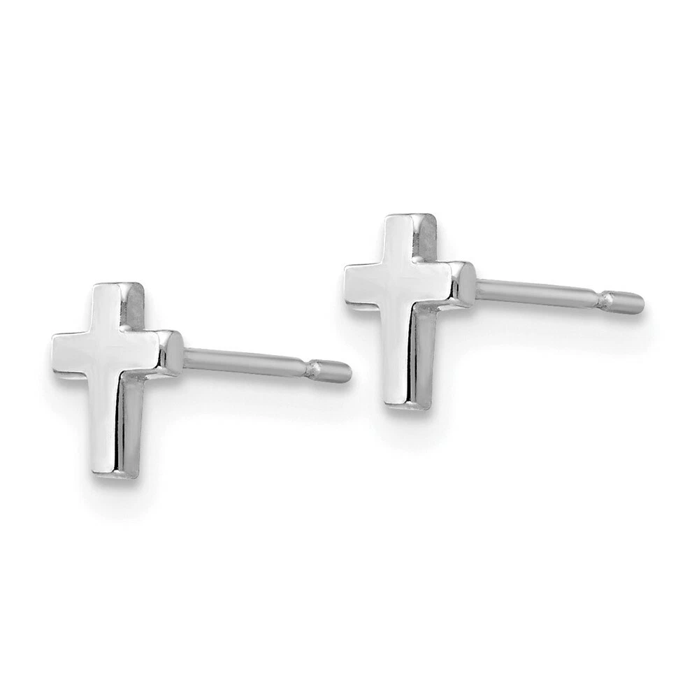 Details more than 163 childrens silver cross earrings latest seven.edu.vn
