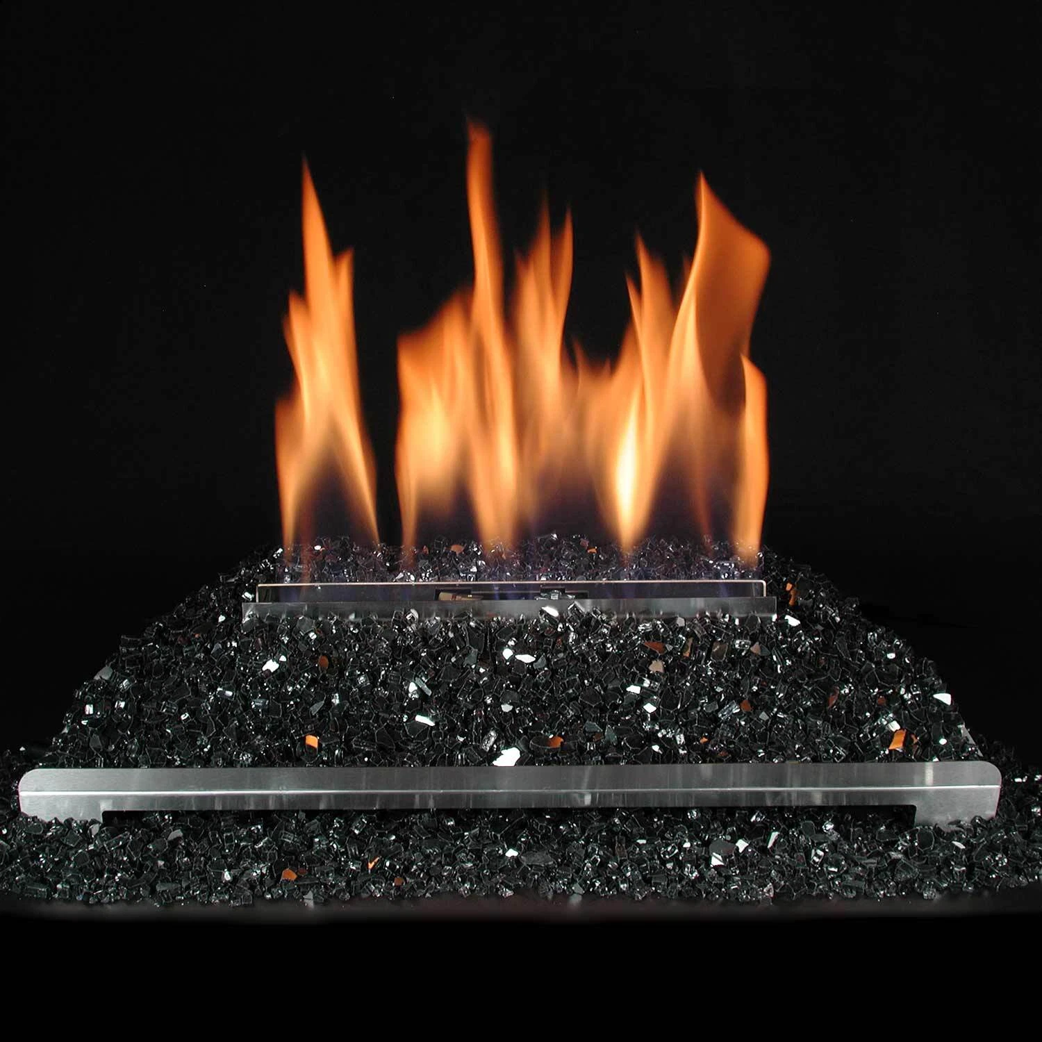 Rasmussen Vent Free FireGlitter Burner Kit  30"  Safety Pilot  Remote  LP  Black