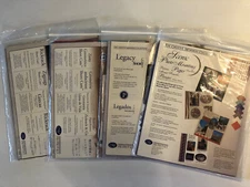 New! Creative Memories Lot of 4 Short Cut Sets