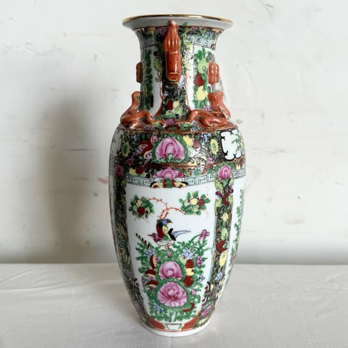 Vaso cinese multicolore dipinto a mano - Foto 3 di 10