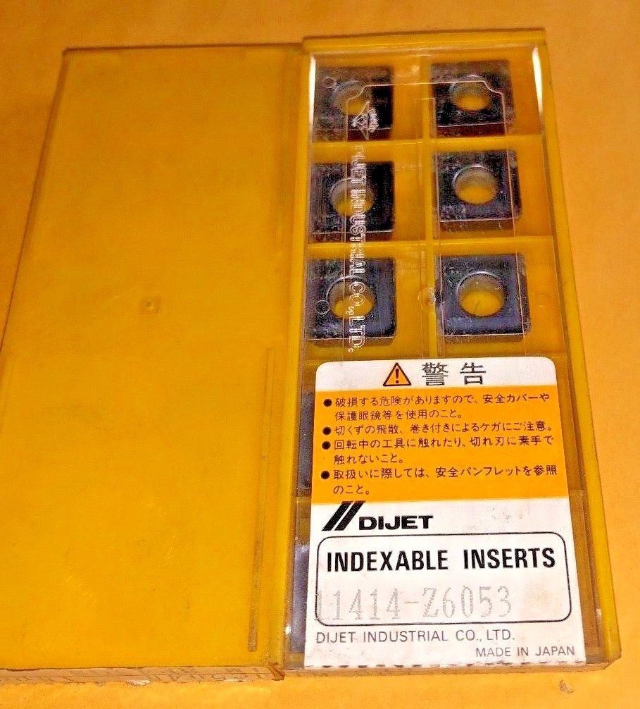 DIJET CARBIDE INSERTS QUANTITY 10 11414-Z6053 JC5040 IM SP43GS | eBay