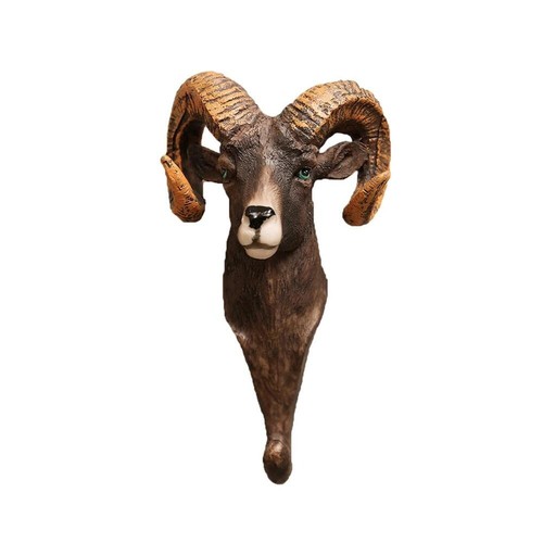 Creative 3D Animal Wall Hook Giraffe Animal Head Wall Hanger Key - Picture 15 of 18