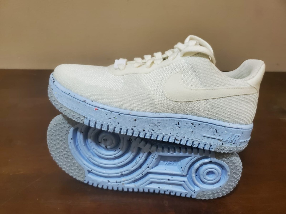 Size Nike Air Force Crater Flyknit Pure Platinum W for