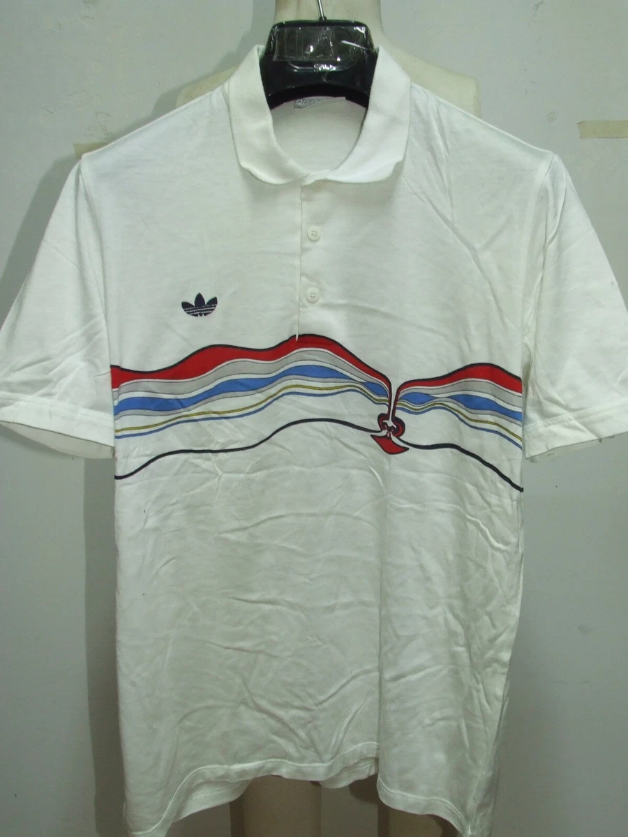 Maillot Tennis P le Vintage ADIDAS Edberg 80 S Taille S eBay