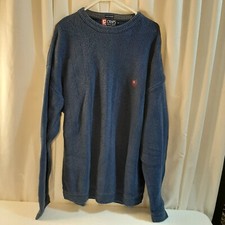 Chaps Ralph Lauren Vintage Knit Crest Hand Framed Pullover Sweater Men's XL