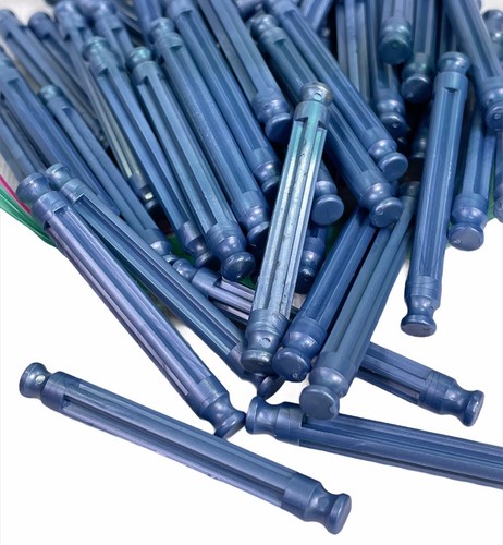 Lot of 59 K'NEX Metallic Blue 2-1/8