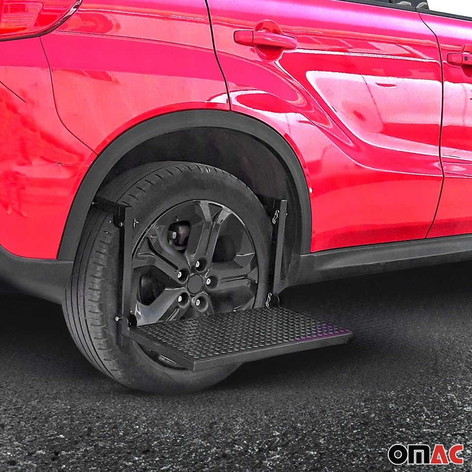 Plataforma de escalera de camión escalón de rueda de neumático ajustable 220 lb para Buick Encore Foto 2 de 4