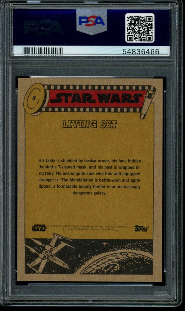 2020 Topps Star Wars Living Set #145 The Mandalorian PSA 10 Gem