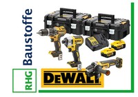 Dewalt DCK384P2T-QW Akku-Kombopack (3-Tlg.), 18 Volt Dcd 796, Dcf 887,DCG 405