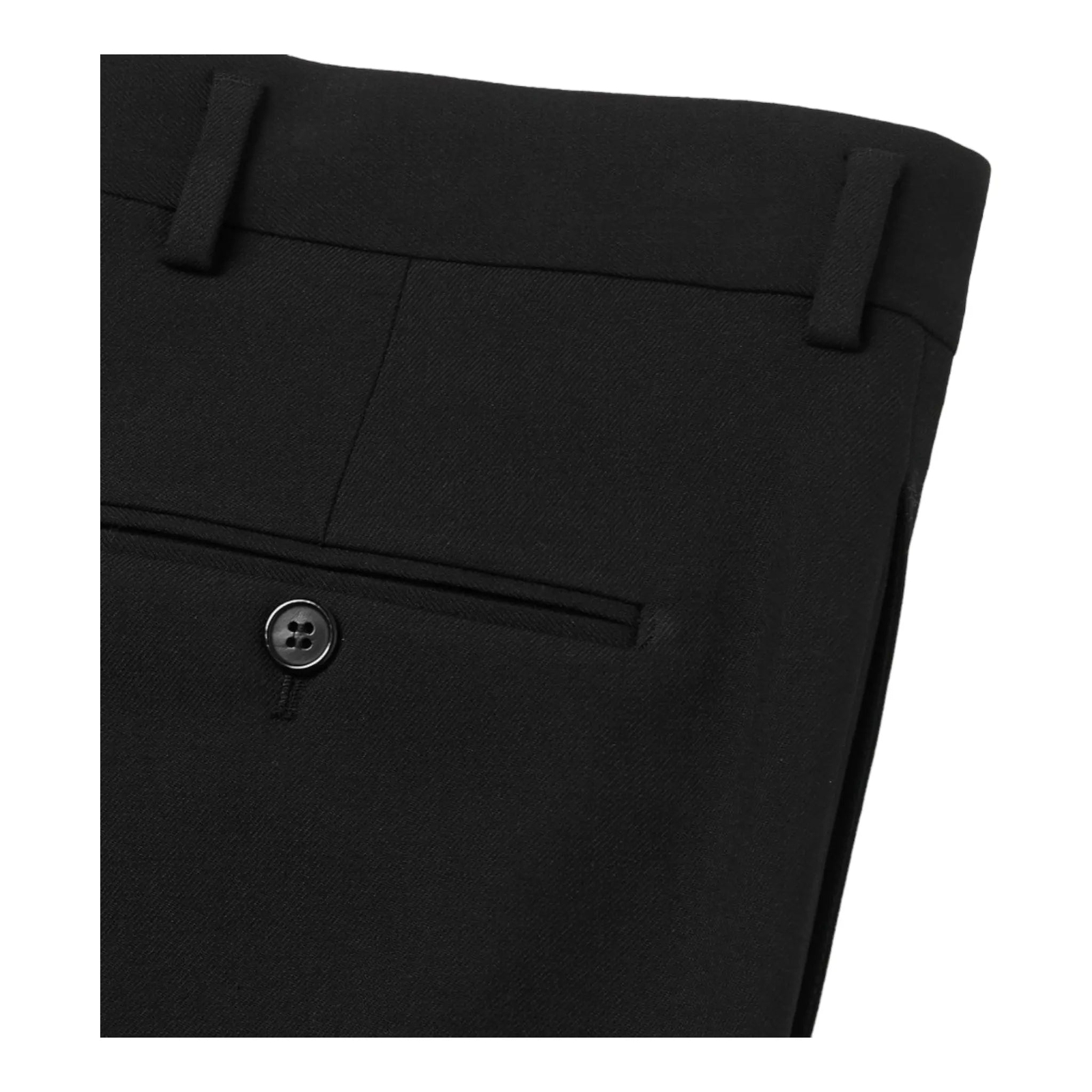 SAINT LAURENT Gabardine Pantaloni neri