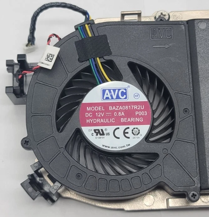 CPU Cooling Fan with Heatsink & Speaker For Lenovo ThinkCentre M720Q USFF PC - Bild 4 von 4