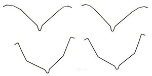ACDelco 18K1024SS Professional Rear Disc Brake Pad Drag Reduction Clip ACDelco 18K1024SS Professional Rear Disc Brake Pad Drag Reduction Clip