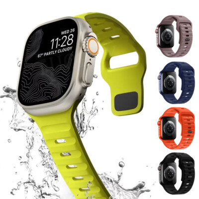 Sport Silikon Armband für Apple Watch Ultra 3 49mm iWatch Series 11 10 9 8 7 6 5
