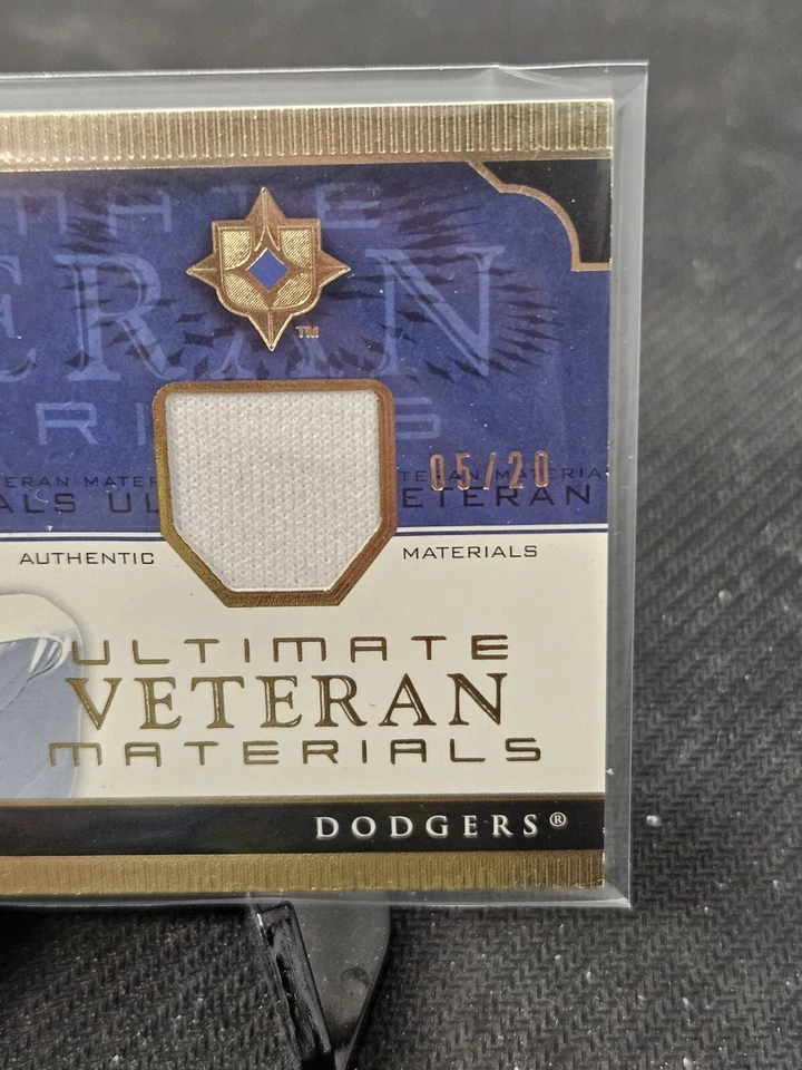 Tarjeta de béisbol Odalis Pérez 2005 Upper Deck Ultimate Collection parche reliquia/20 Foto 4 de 4