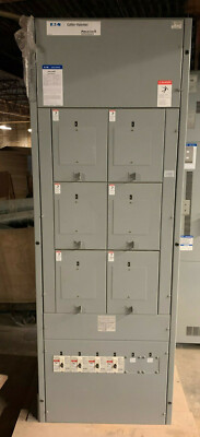 Cutler Hammer 2000 Amp 480V 3P 4W 7 Jaw Meter Socket Section Switchgear Metering