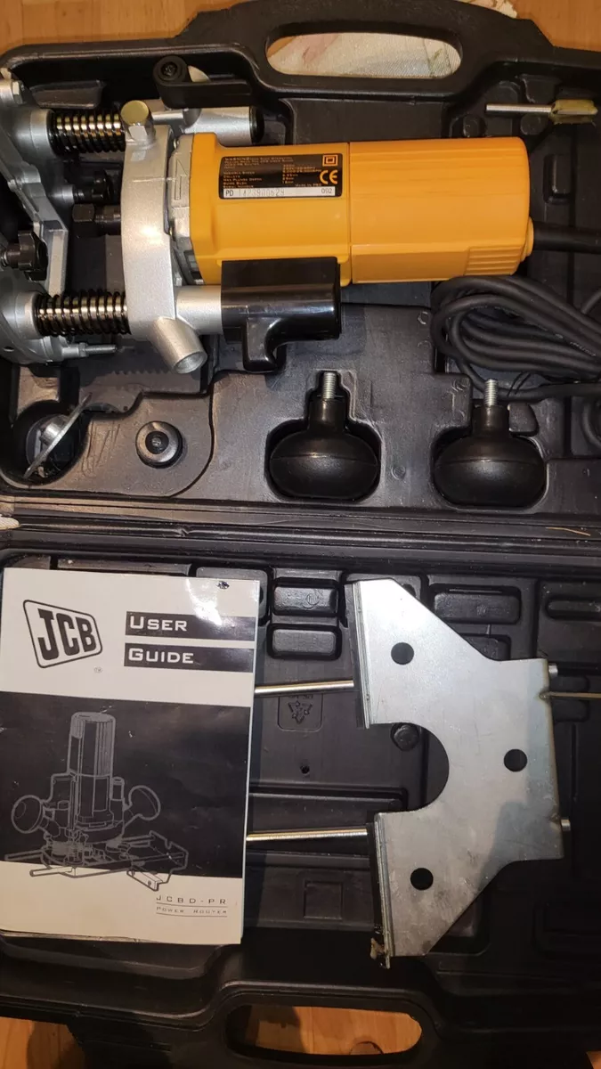 JCB plunge router 550w 230v 6.35mm 8 000 to 29 000 rpm eBay