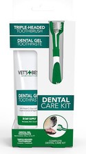Vet’s Best Dog Toothpaste, Teeth Cleaning and Fresh Breath Dental Care Gel Ki