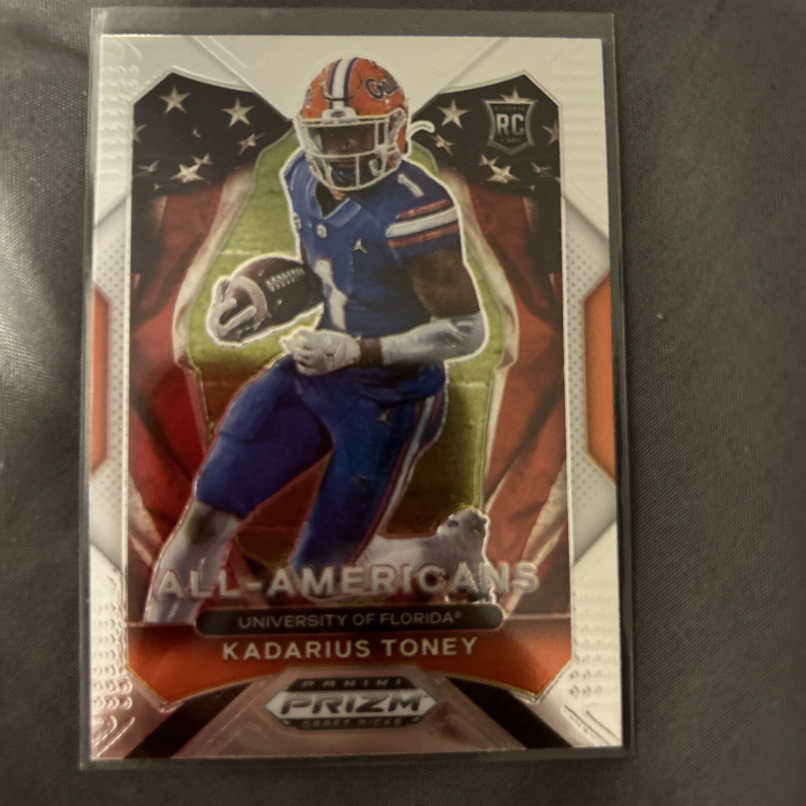 2021 Panini Prizm Draft Picks - All-American Silver Prizm #195 Kadarius Toney RC