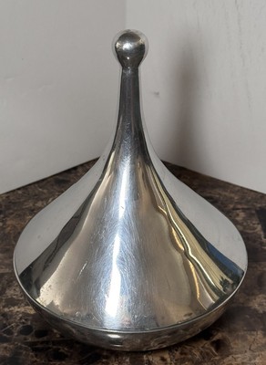 Rare Nima Oberoi Lunares Greco Covered Vessel Sand Cast Aluminum Serve Ware
