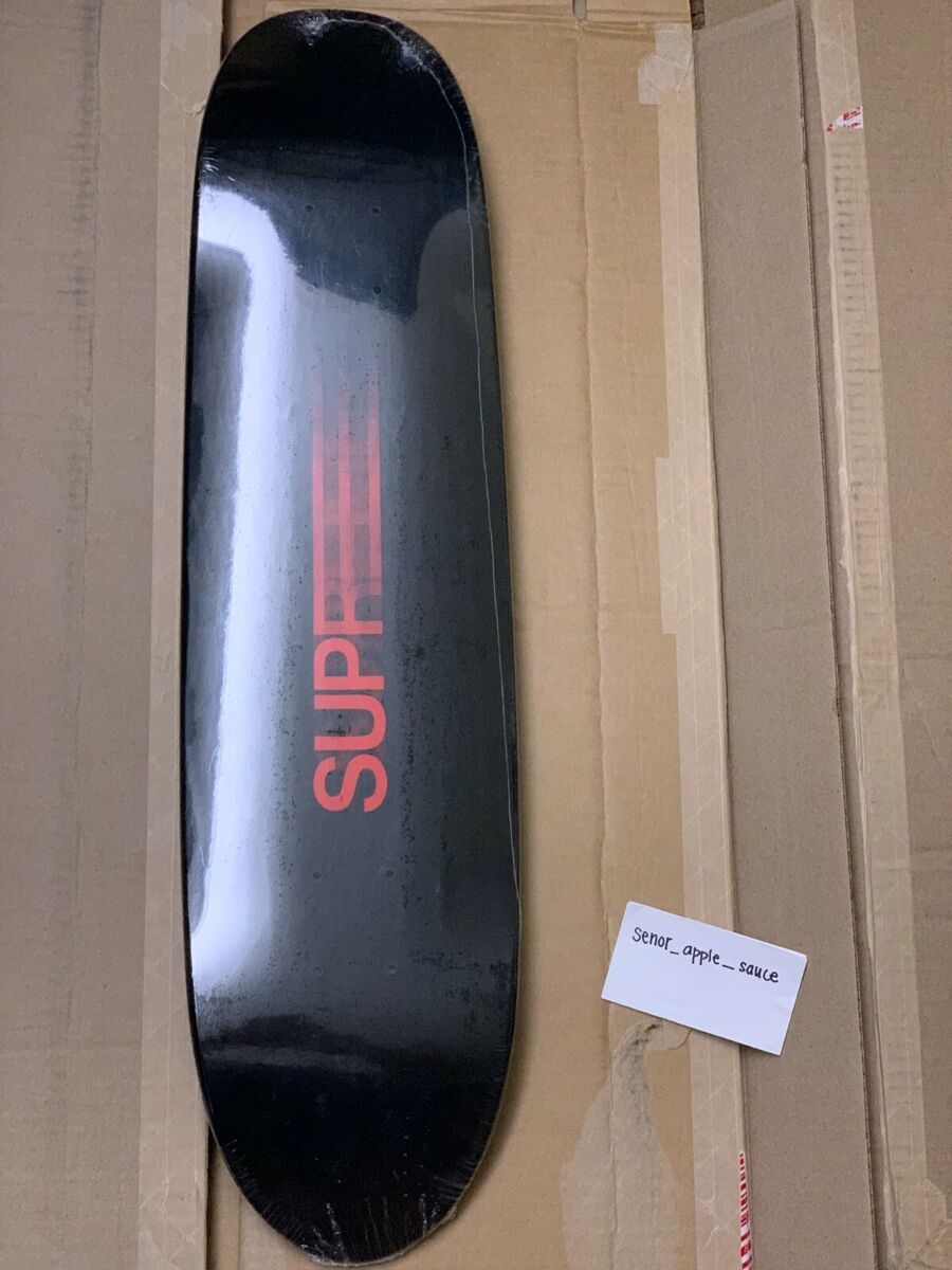 Supreme Motion Logo Cruiser Skateboard Deck Black | eBay Supreme Motion Logo Cruiser Skateboard Deck Black | eBay