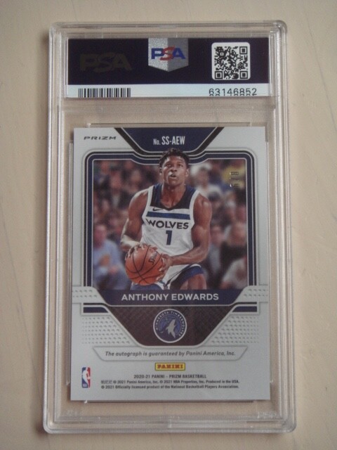 2020 Panini Prizm Anthony Edwards RC Auto Choice Green 2020 Panini Prizm Anthony Edwards RC Auto Choice Green