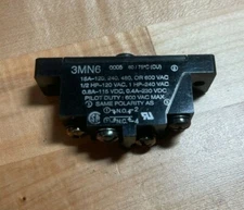 MICRO 3MN6 Microswitch, Pin Plunger, 15A@600VAC