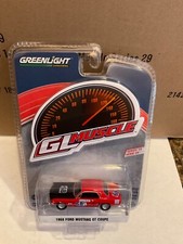 Greenlight Muscle series 1968 Ford Mustang GT coupe.      red