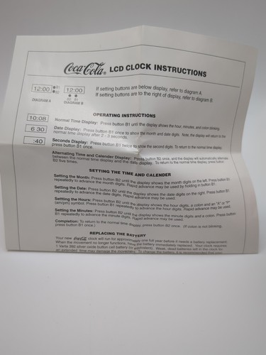 Coca Cola Mini Orologio Distributore Automatico Coca Cola - Foto 15 di 16