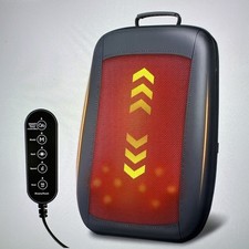 Portable Shiatsu Back Massager with Heat, Deep Tissue, Rechargeable