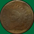 1879 Indian Head Cent Good G Coin #36845
