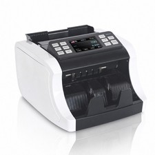 Mixed Denomination Money Counter Machine Bill Value Counter CIS/UV/MG/IR