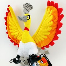 Anime XY Shiny Ho-Oh Phoenix 25cm Plush Toy Switch Game Stuffed Animal Pet Doll