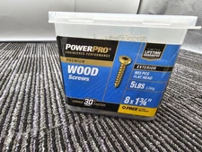 Power Pro 48607V4 Self-Drilling Exterior Wood Screw Star Drive, 8 x 1-3/4" 5lbs