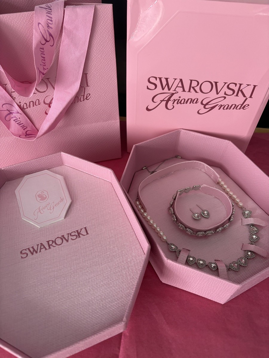 New Gift Box Ariana Grande x SWAROVSKI Tennis Choker Earrings
