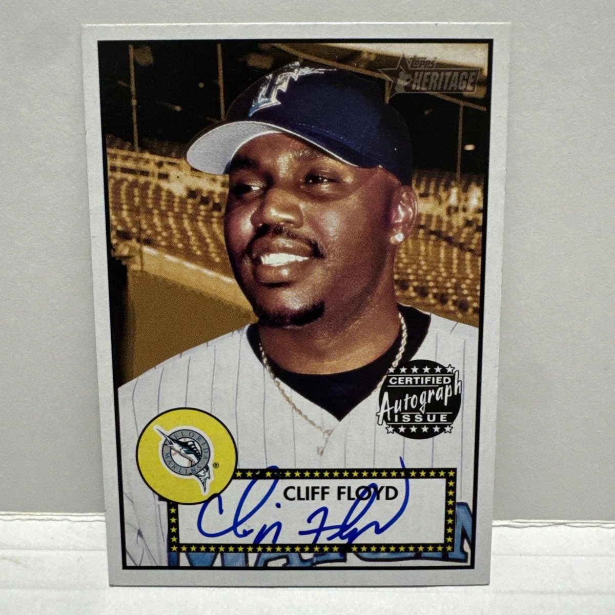 ベースボールカードtopsクリフフロイド Cliff Floyd Florida Marlins Baseball Sports Trading Cards