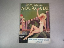 1939 New York World's Fair "Billy Rose's Aquacade" Magazine