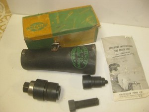 Vintage Greenlee No. 735 Knockout Punch Set with Original Box and Leather Case