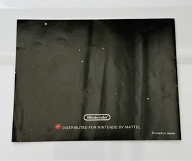 Donkey Kong JR Instructions Booklet For Nintendo Entertainment System (NES) Game