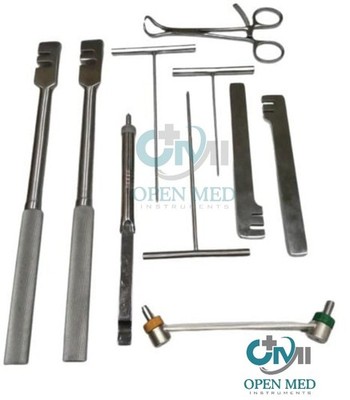 Orthopedic Instrument Forceps drill Guide bender Tap Instruments 10 pcs Set