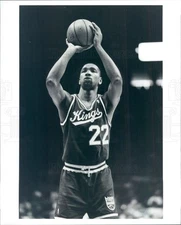 1993 Press Photo NBA Sacramento Kings Lionel Simmons - snb3303