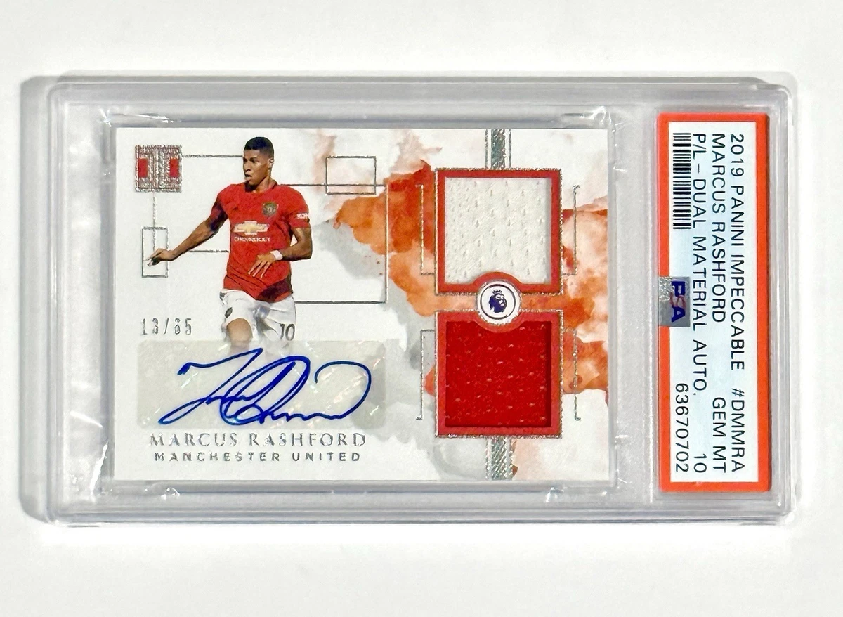 Panini Soccer Manchester United Autographed Sports Trading Cards