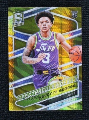 2023 Panini Spectra International Gold Prizm 3/10 Keyonte George Rookie RC 1uw6