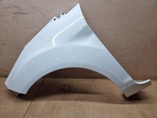 FORD FIESTA MK7 08-17 PASSENGER SIDE FRONT LEFT WING WHITE SEE DAMAGE
