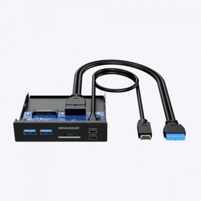 GrauGear G-MP01CR USB-Hub 6 Port USB-A, USB-C , SD, microSD USB 3.0 5 GBit/s
