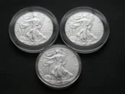 2016 American Silver Eagle 3 Lot Type 1 .999 1 Oz Fine Sliver Coins Capsuled
