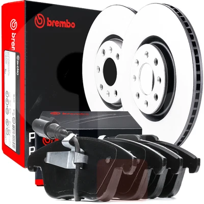 Kit Disques Et Plaquettes De Frein Avant Brembo Audi A3 8V 8Y Audi Q2 Q3 CUPRA - Photo 1/4